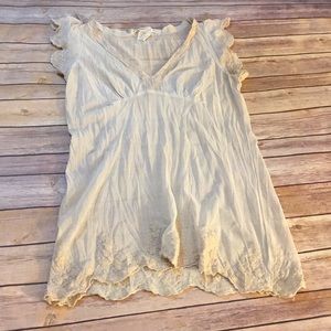 Original & Glamour Gauze Babydoll Shift Dress